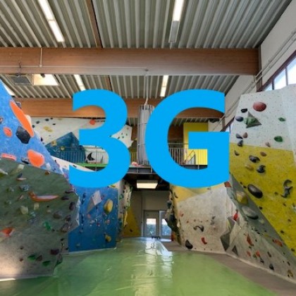 3G in der Boulderhalle